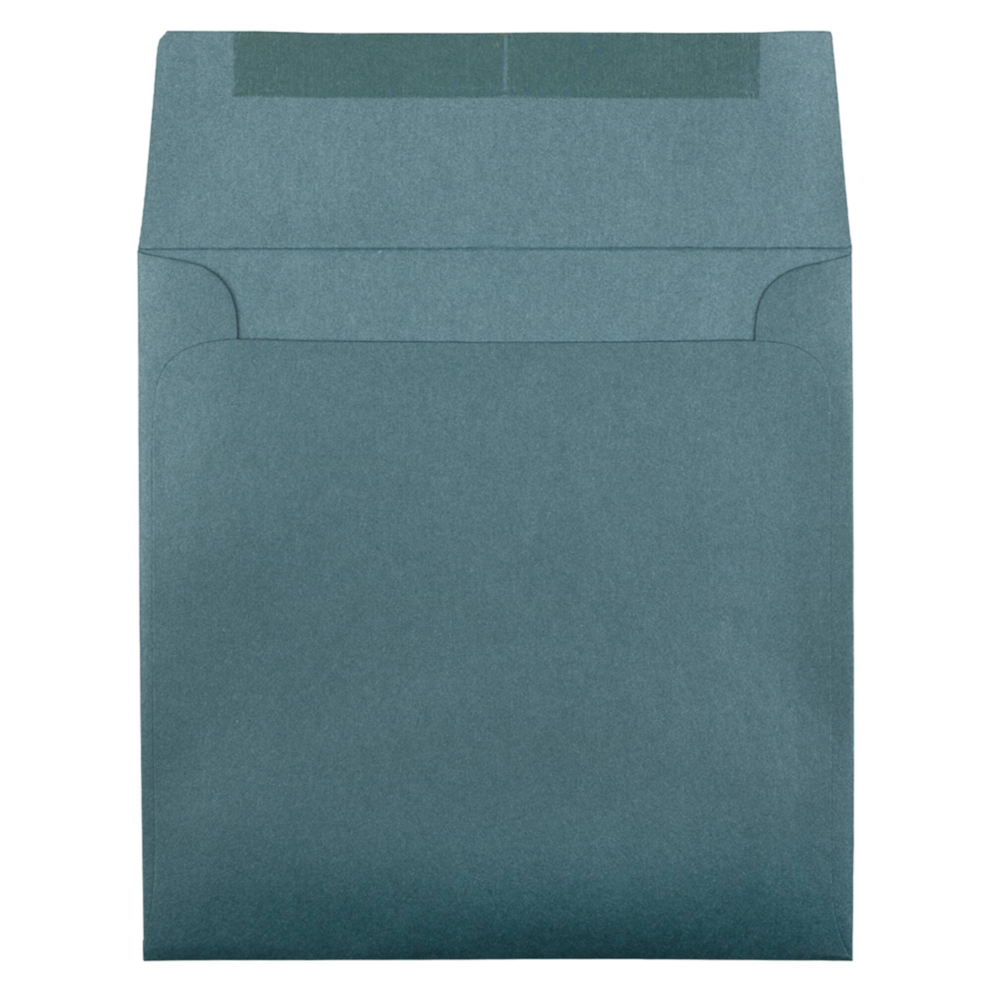 JAM Paper 6.5 Malachite Stardream Square Metallic Invitation Envelopes 25ct.